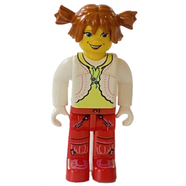 tina white torso and red legs