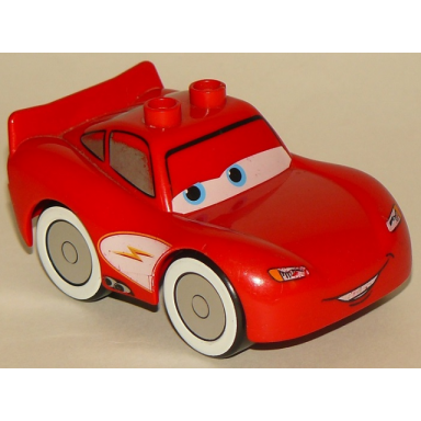 duplo lightning mcqueen - plain hood