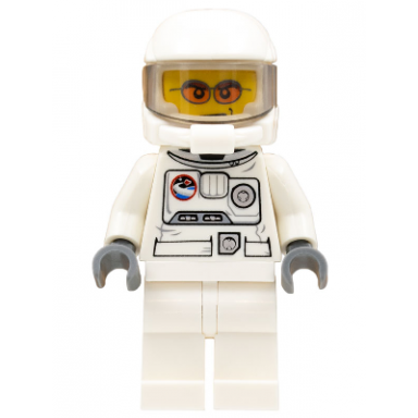 spacesuit white legs space helmet orange sunglasses