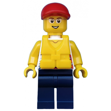 coast guard city - dinghy passenger male