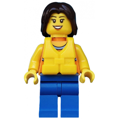 coast guard city - dinghy passenger female
