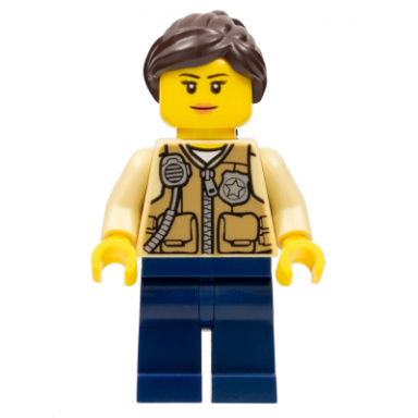 swamp police - officer female vest