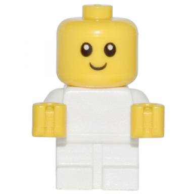 baby - white body with yellow hands