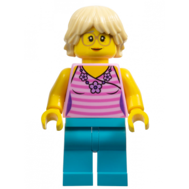 ice cream vendor - top with necklace