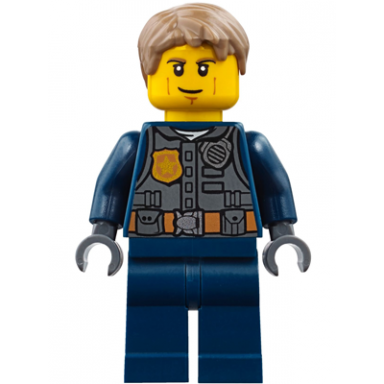 police - city chase mccain - dark blue uniform