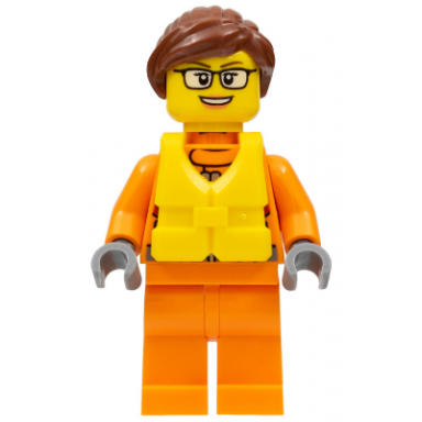 coast guard city - female raft pilot