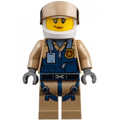 mountain police - officer female helicopter pilot
