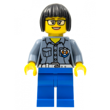 coast guard city - female station manager short black hair with glasses