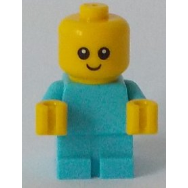 baby - medium azure body with yellow hands