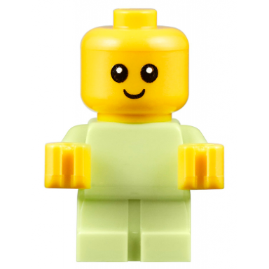baby - yellowish green body with yellow hands