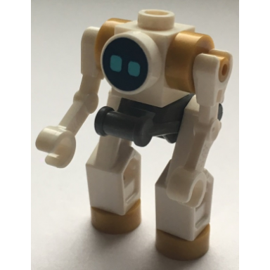 city space robot standing medium azure eyes