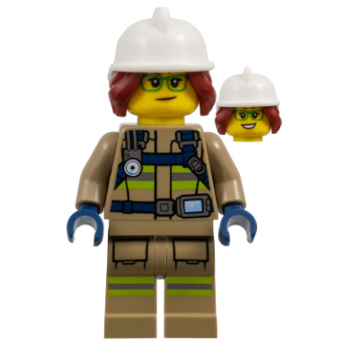 fire fighter female - freya mccloud