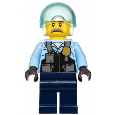 police - pilot sam grizzled