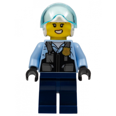 police officer - rooky partnur jet pilot with dark blue pants
