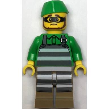 police - jail prisoner chef with apron