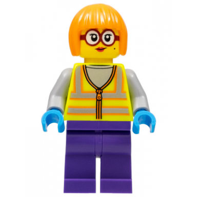 shirley keeper - neon yellow safety vest