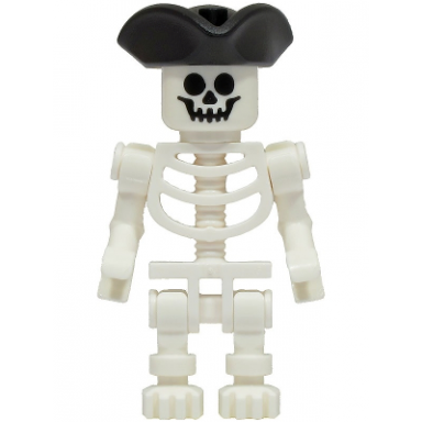 skeleton - stuntz black pirate tricorne bent arms