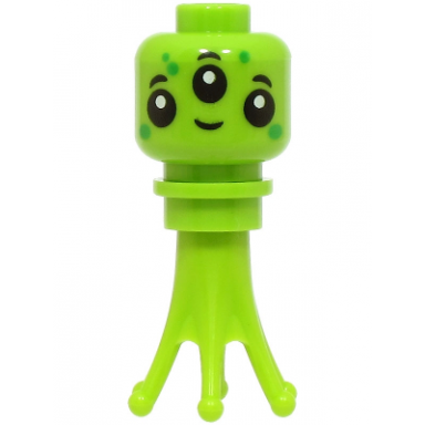 alien - minifigure head tentacles