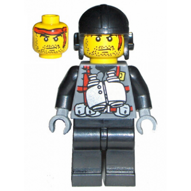digger - binoculars torso