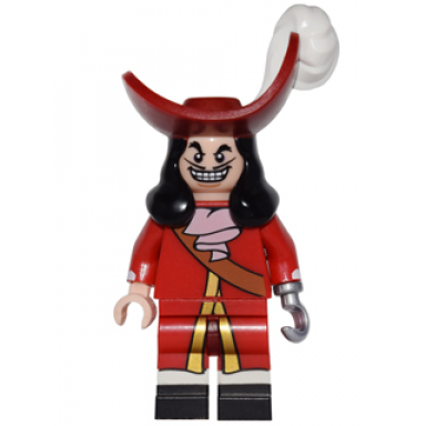 captain hook disney series 1 minifigure only without stand and accessories