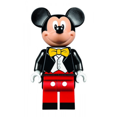 mickey mouse - black tuxedo jacket yellow bow tie