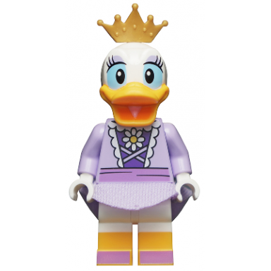 daisy duck - lavender dress gold crown