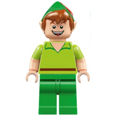 peter pan - minifigure bright green legs