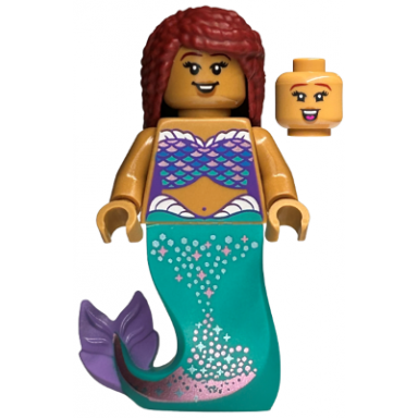 ariel mermaid medium nougat - minifigure