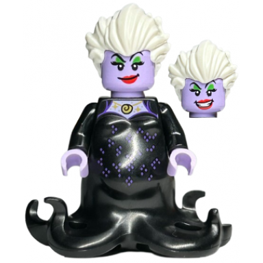 ursula lavender - minifigure black dress