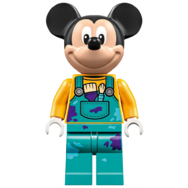 mickey mouse - dark turquoise overalls