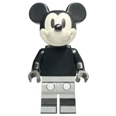 mickey mouse - vintage light bluish gray shorts