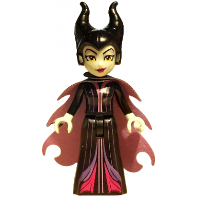 maleficent - mini doll lavender eye shadow magenta lips medium lavender cape