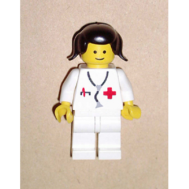 doctor - stethoscope white legs black pigtails hair