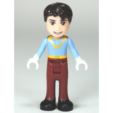 prince charming - mini doll bright light blue shirt