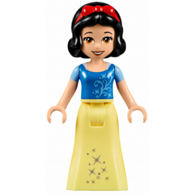 snow white - mini doll bright light blue sleeves