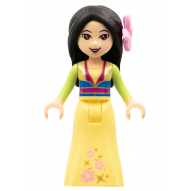 mulan - full length dress flower