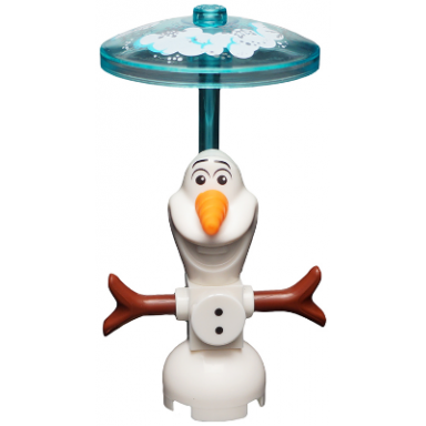 olaf buttons clip on back with dish - brick built