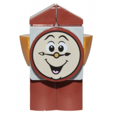cogsworth - printed face plain body