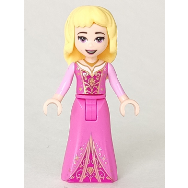 aurora - open mouth with roses on dress