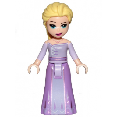 elsa - lavender and medium lavender dress