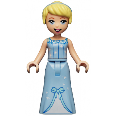 cinderella - dress with sparkles and bow thin hinge