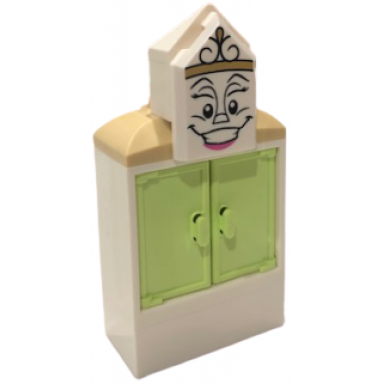 wardrobe - printed face on tile modified 2 x 3 pentagonal