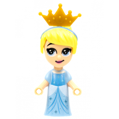 cinderella - micro doll pearl gold tiara