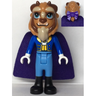 beast prince adam - large eyes and bow