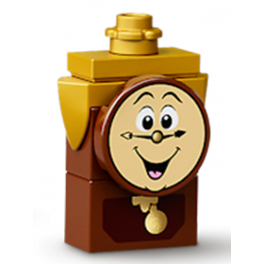 cogsworth - printed face pearl gold top with pendulum sticker