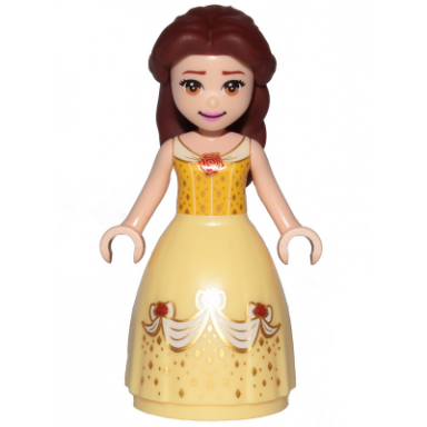 belle - dress with red roses no sleeves closed mouth smile