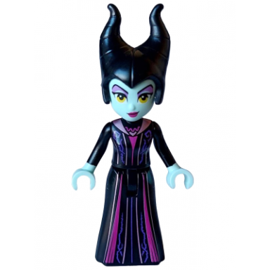 maleficent - mini doll medium lavender eye shadow magenta lips