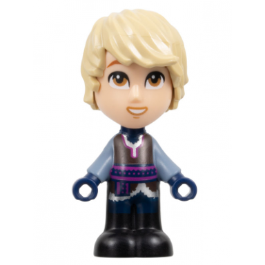 kristoff - micro doll reddish brown shirt dark blue pants
