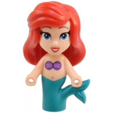 ariel mermaid light nougat - micro doll open eyes