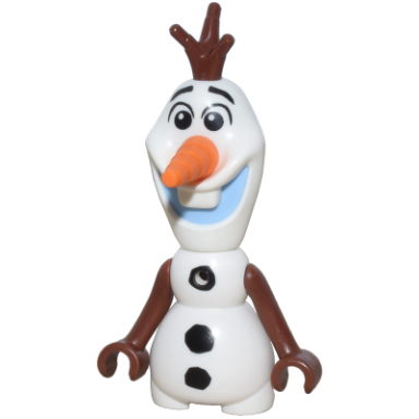 olaf - mini doll body bright light blue mouth